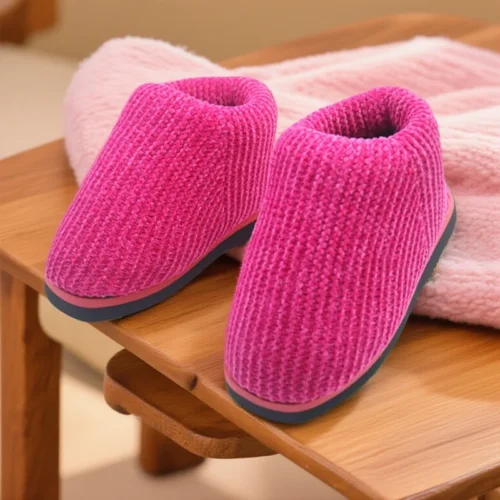 Cozy Handmade Cotton Slippers for Kids